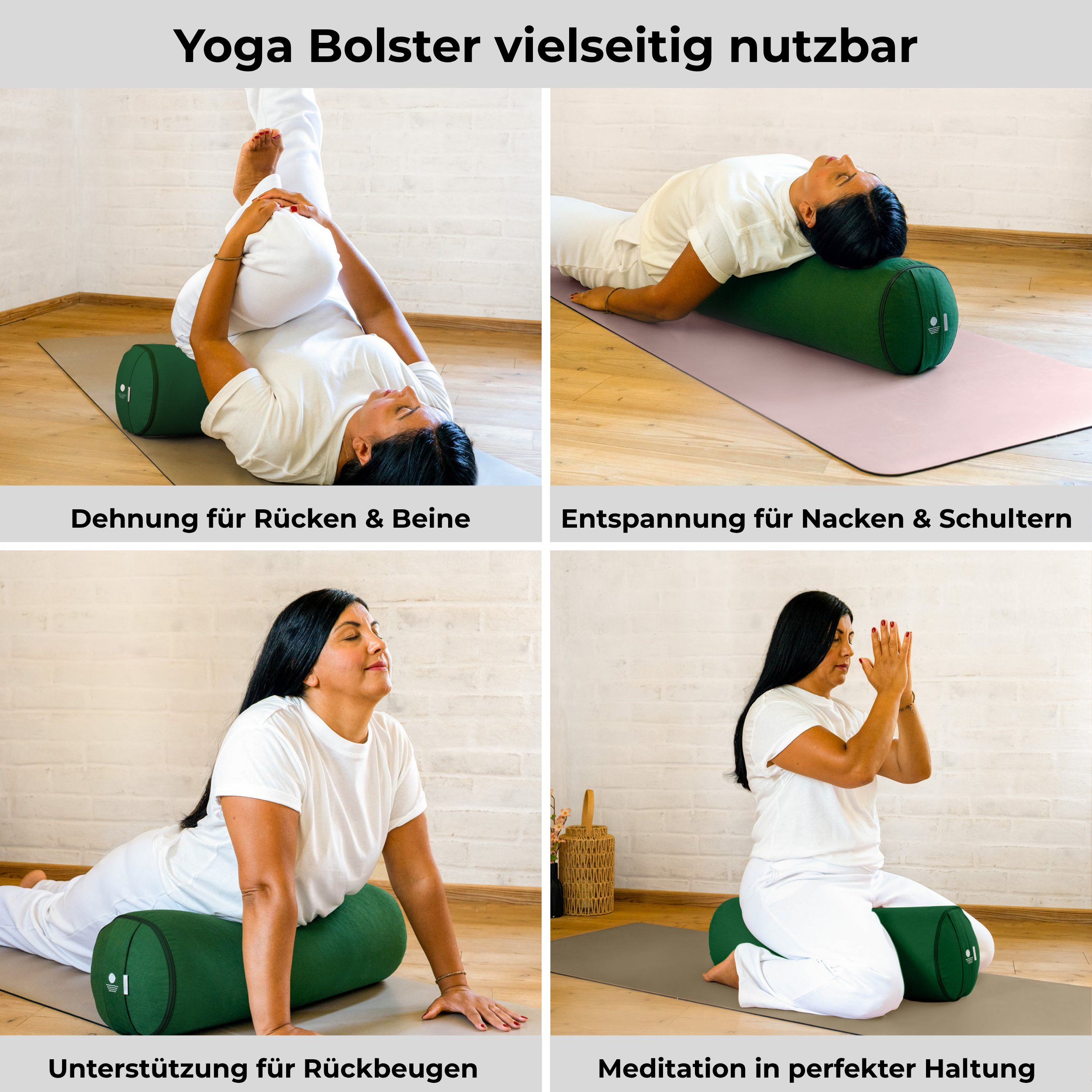 Yogarolle INNER PEACE - Waldgrün