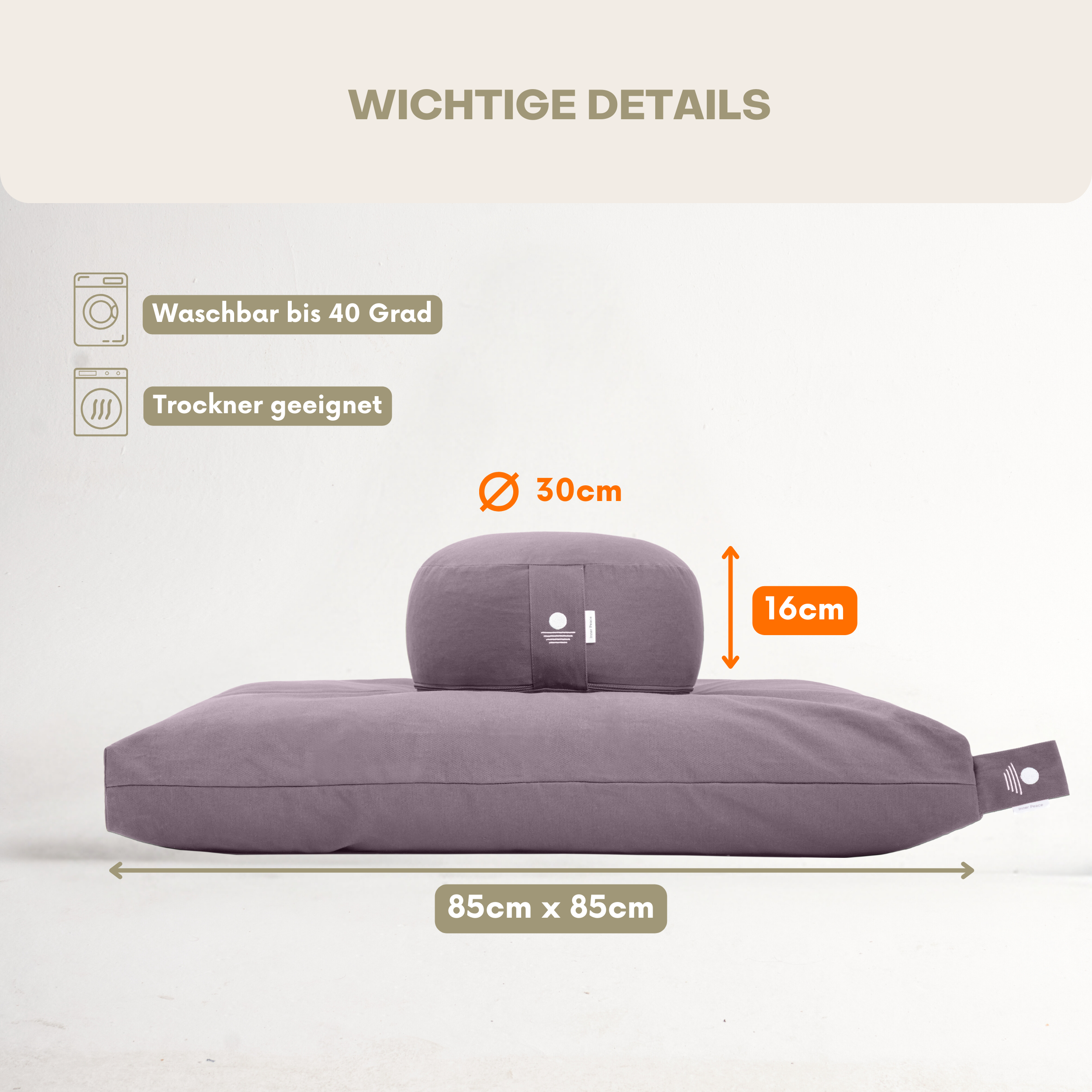 Meditation-Set Deluxe - Anthrazit