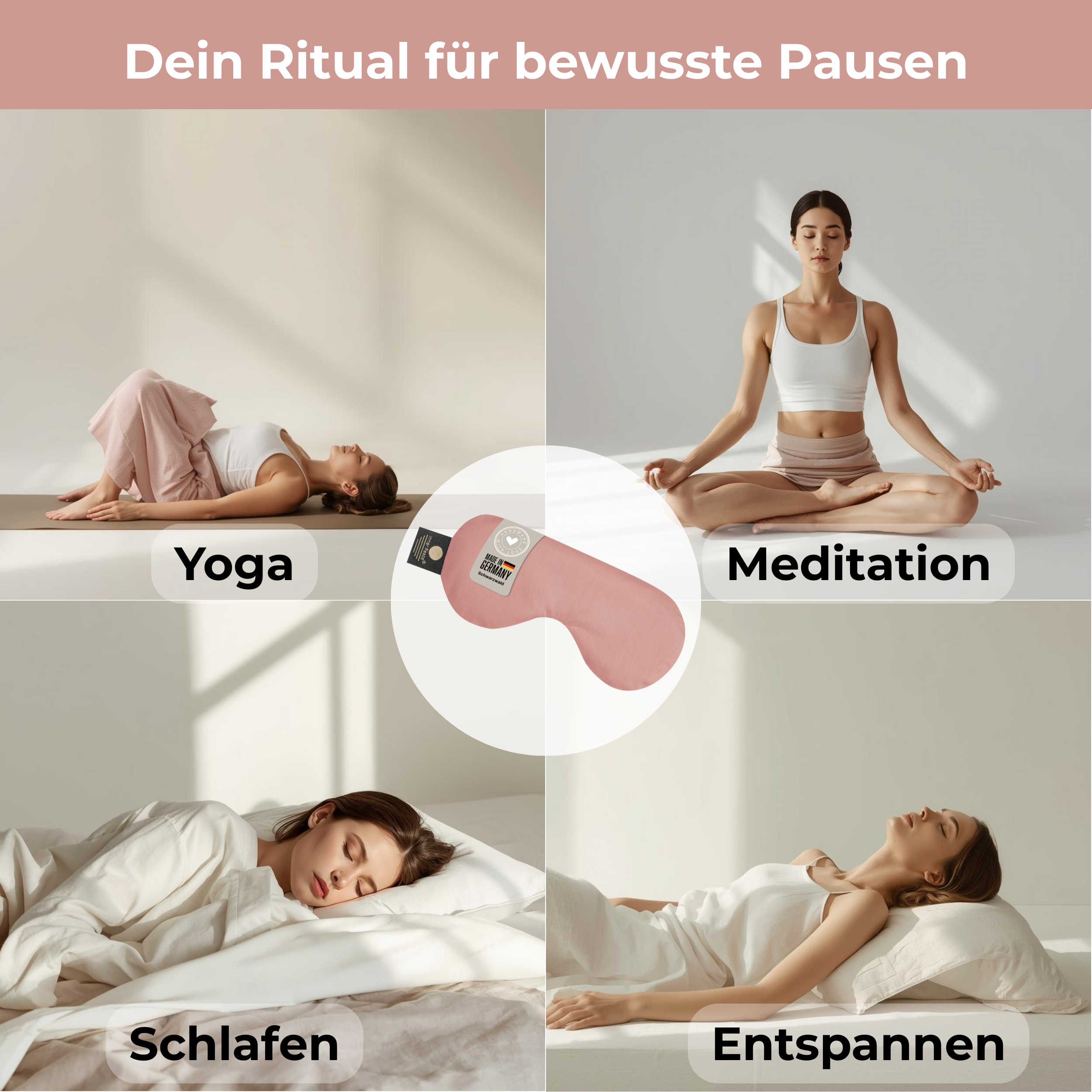 Lotus Augenkissen - Calm Pink