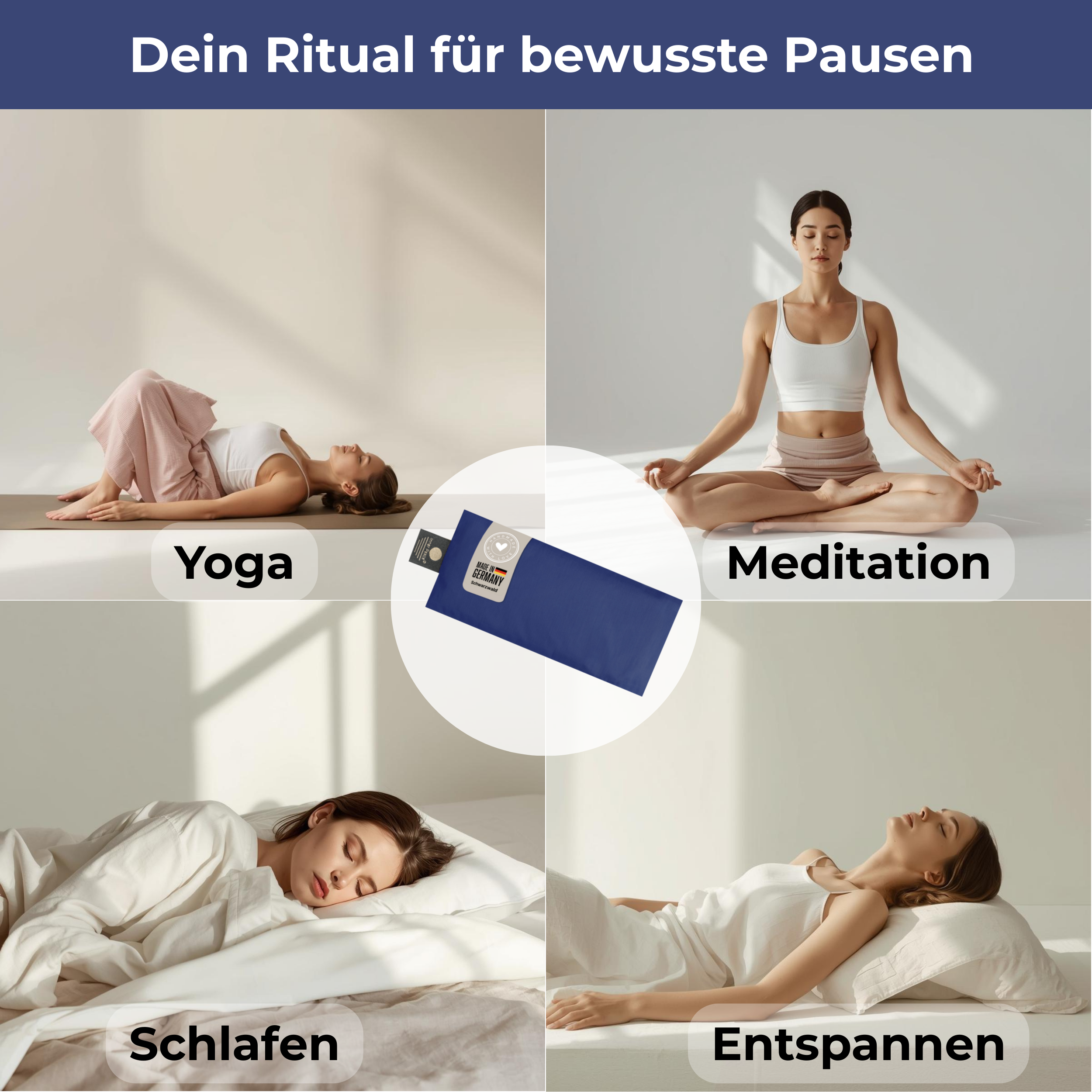 Augenkissen - Königsblau