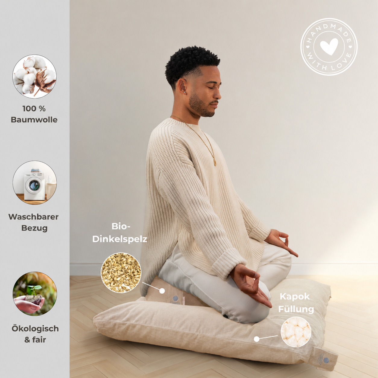 Cord Meditation-Set - Sand