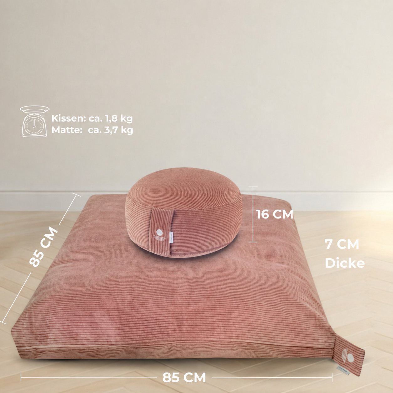 Cord Meditation-Set - Calm Pink