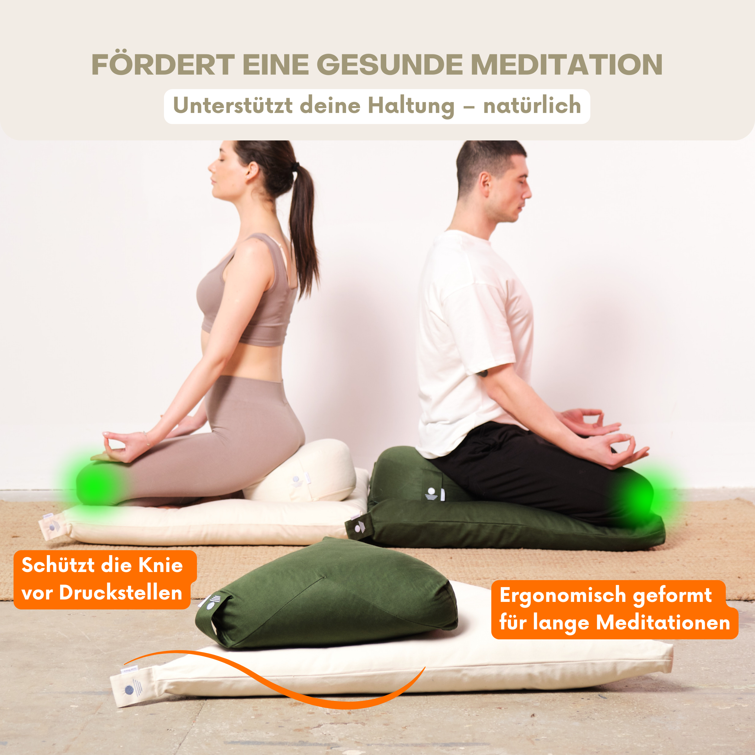 Meditation-Set Inner Peace - Waldgrün