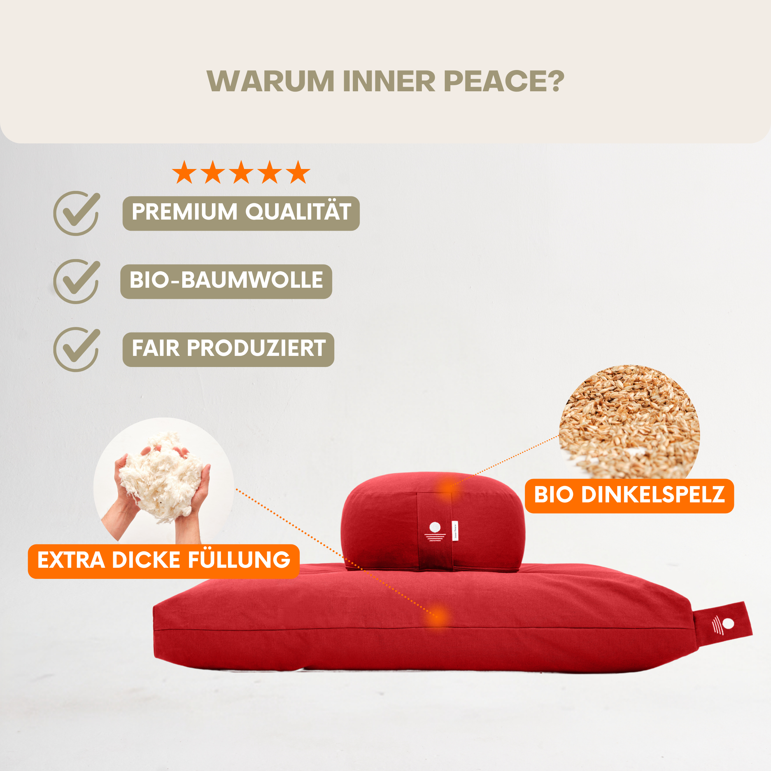 Meditation-Set Deluxe - Bordeaux