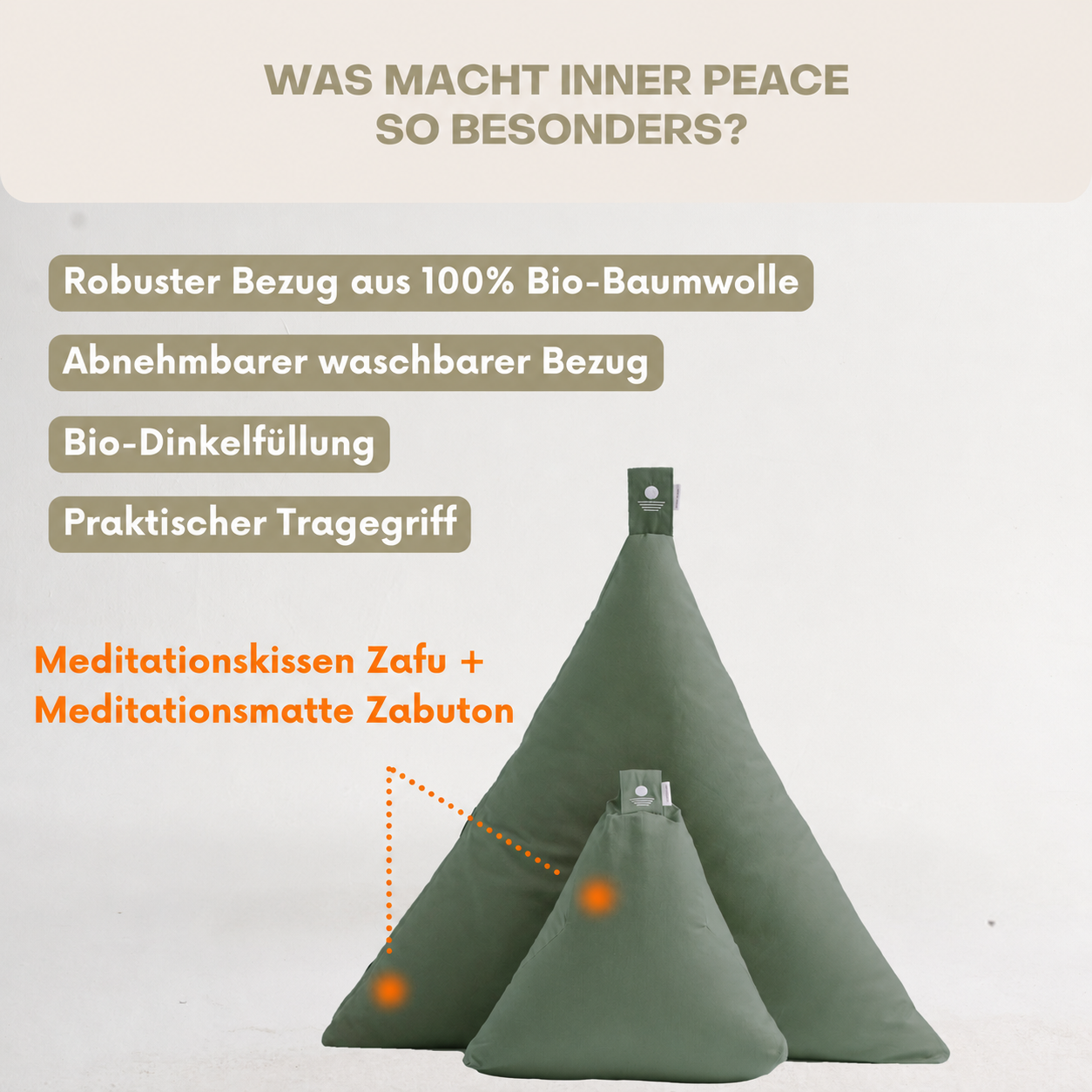 Meditation-Set Inner Peace - Waldgrün