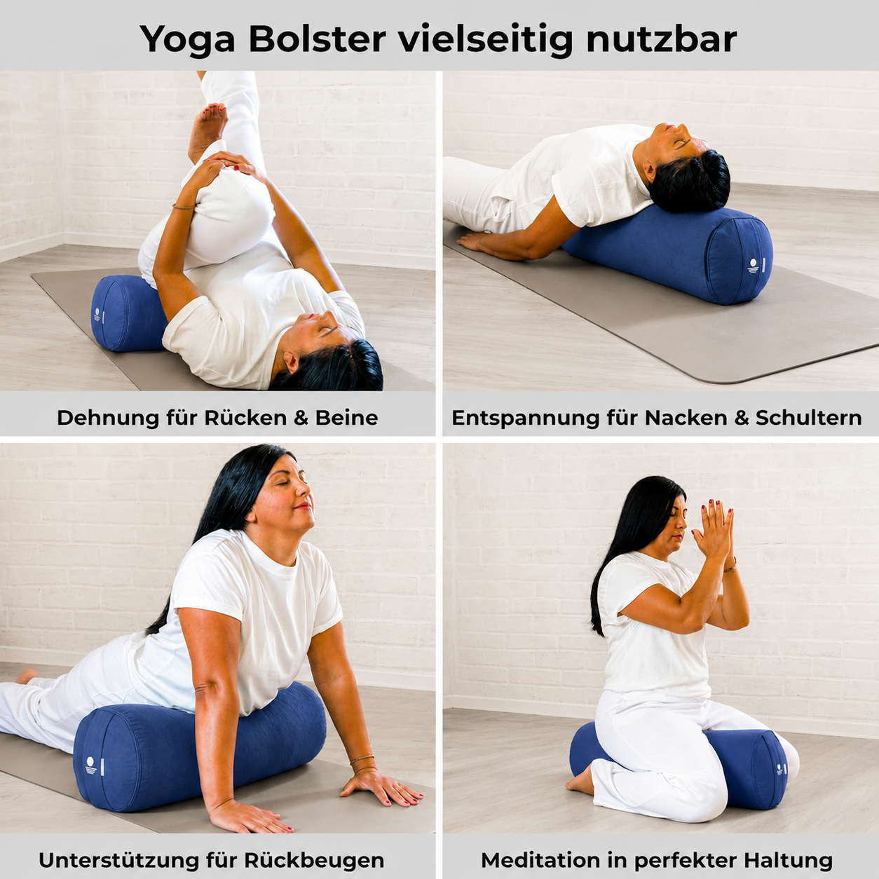 Yogarolle INNER PEACE - Königsblau