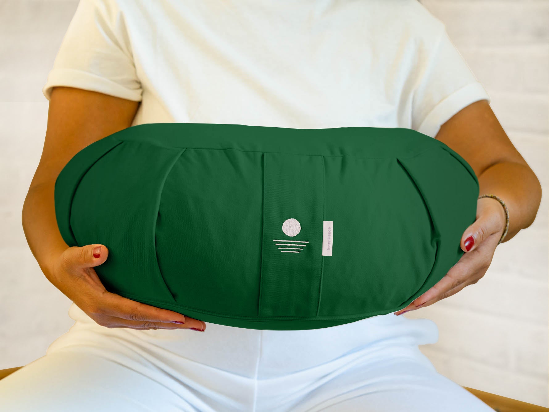 Zafu Meditationskissen - Waldgrün