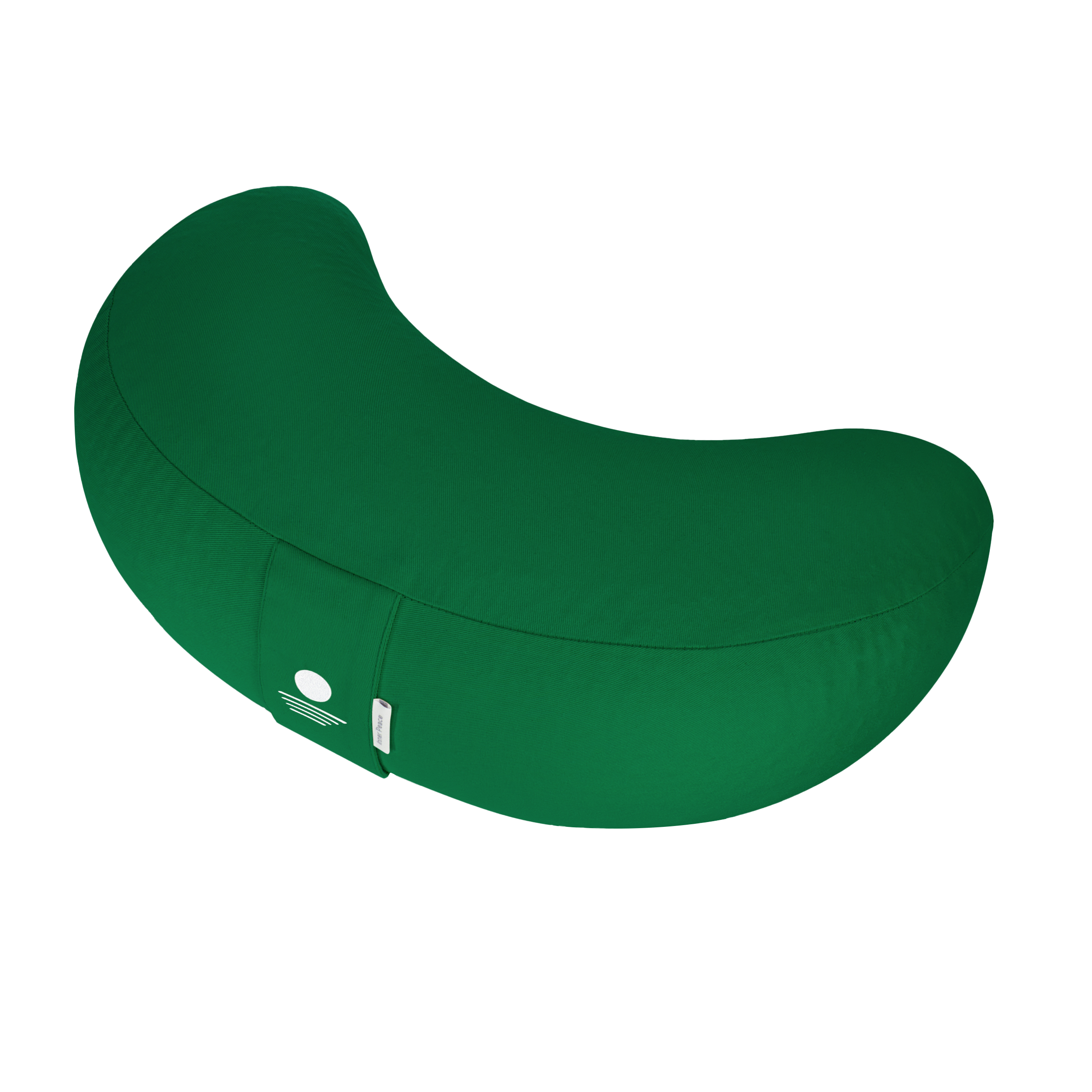 Meditationskissen Halbmond Shanti - Waldgrün