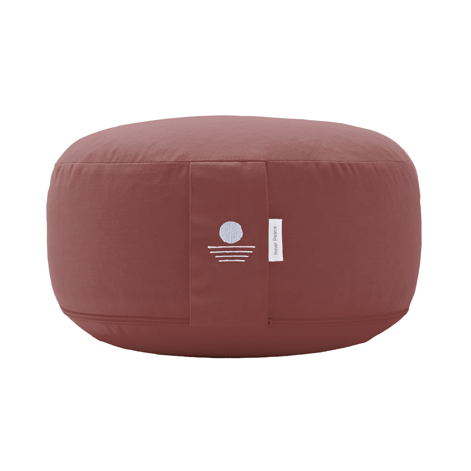 Meditationskissen Rund 16cm - Aubergine