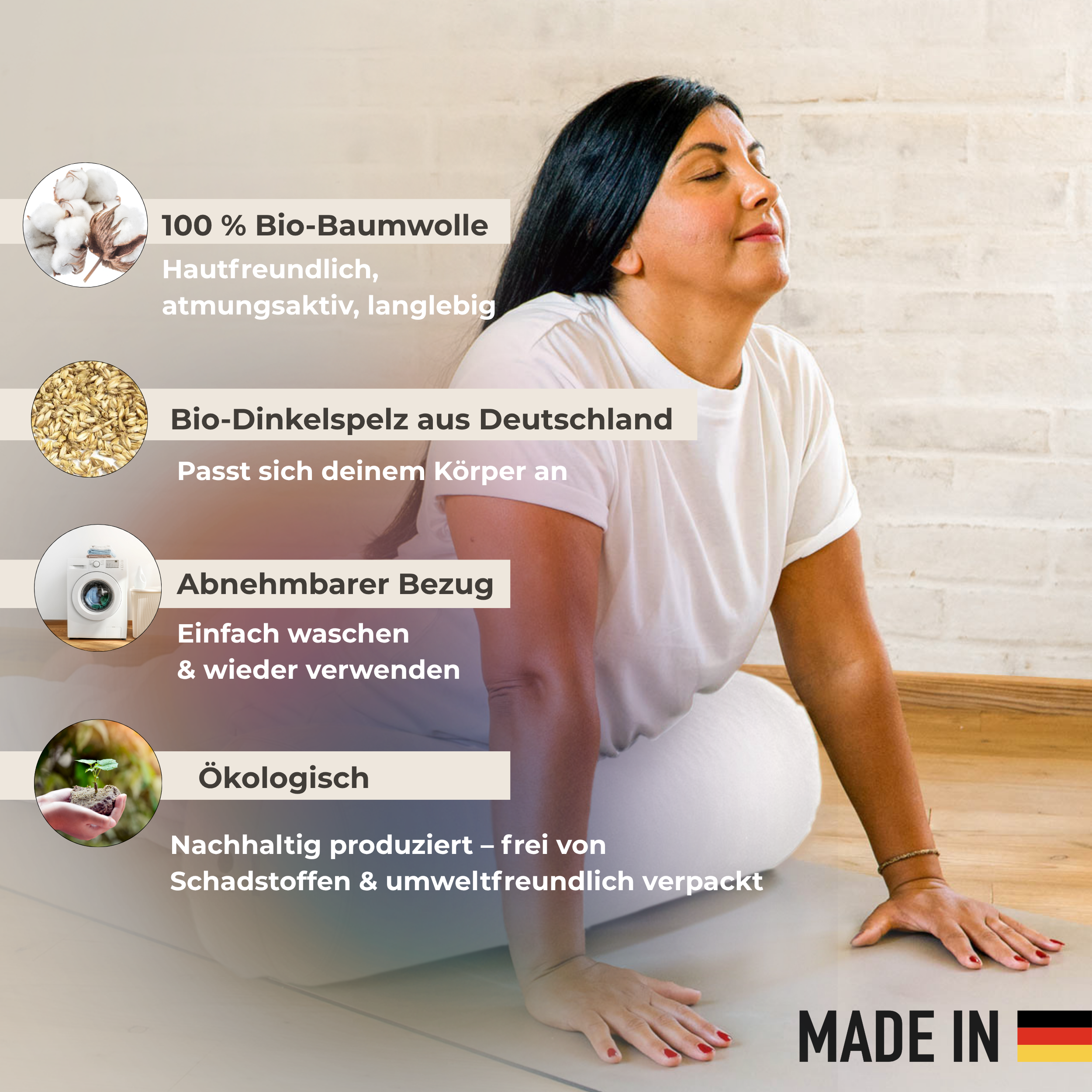 Yogarolle INNER PEACE - Natur