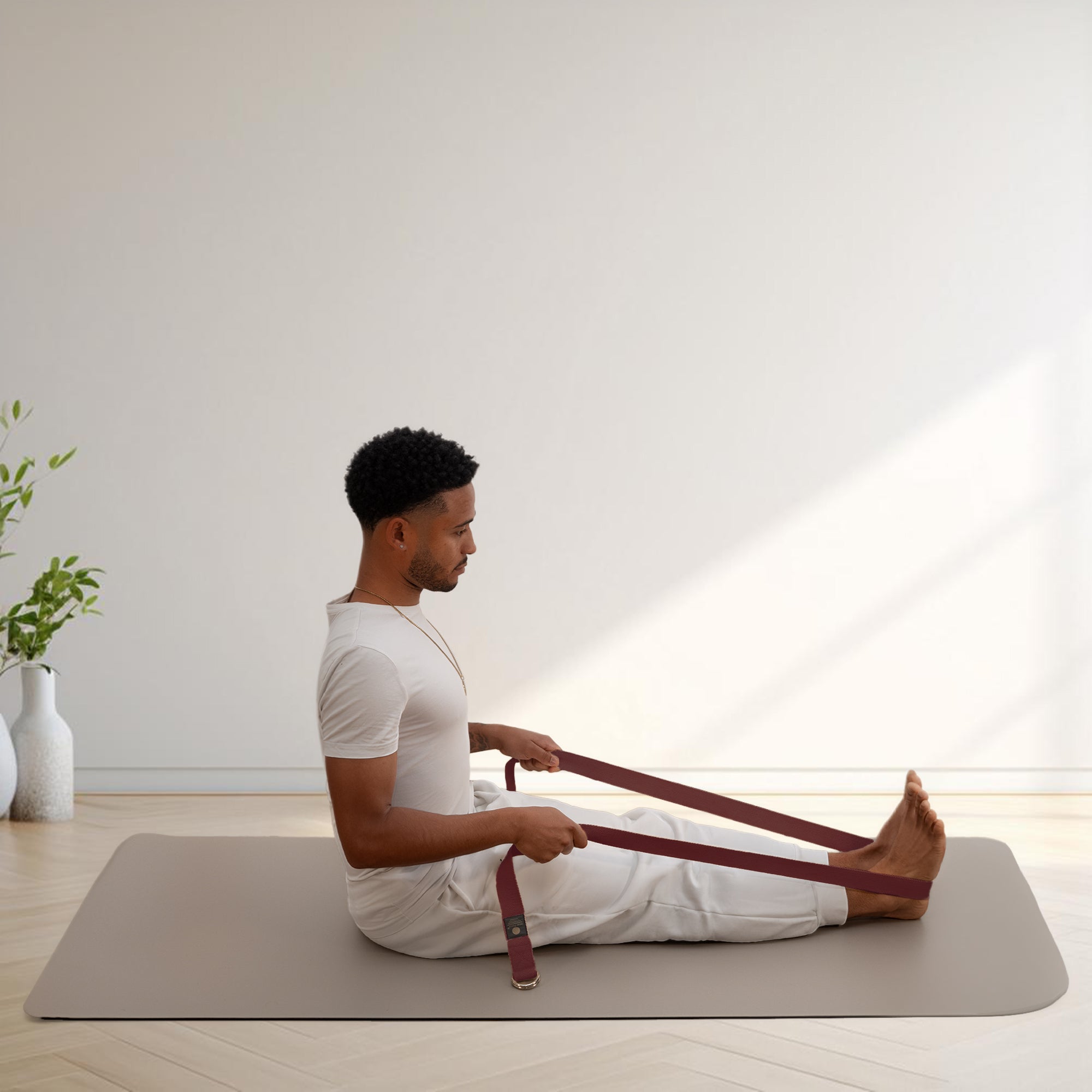 Yogagurt 100% Baumwolle - Waldbeere