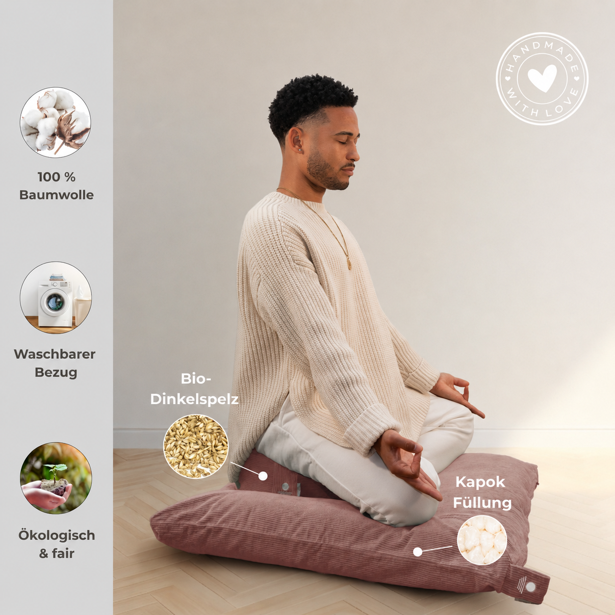 Cord Meditation-Set - Calm Pink