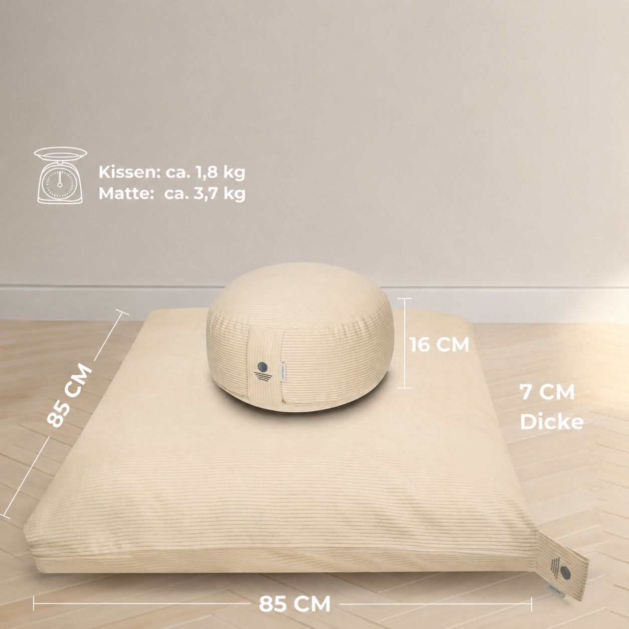 Cord Meditation-Set - Sand