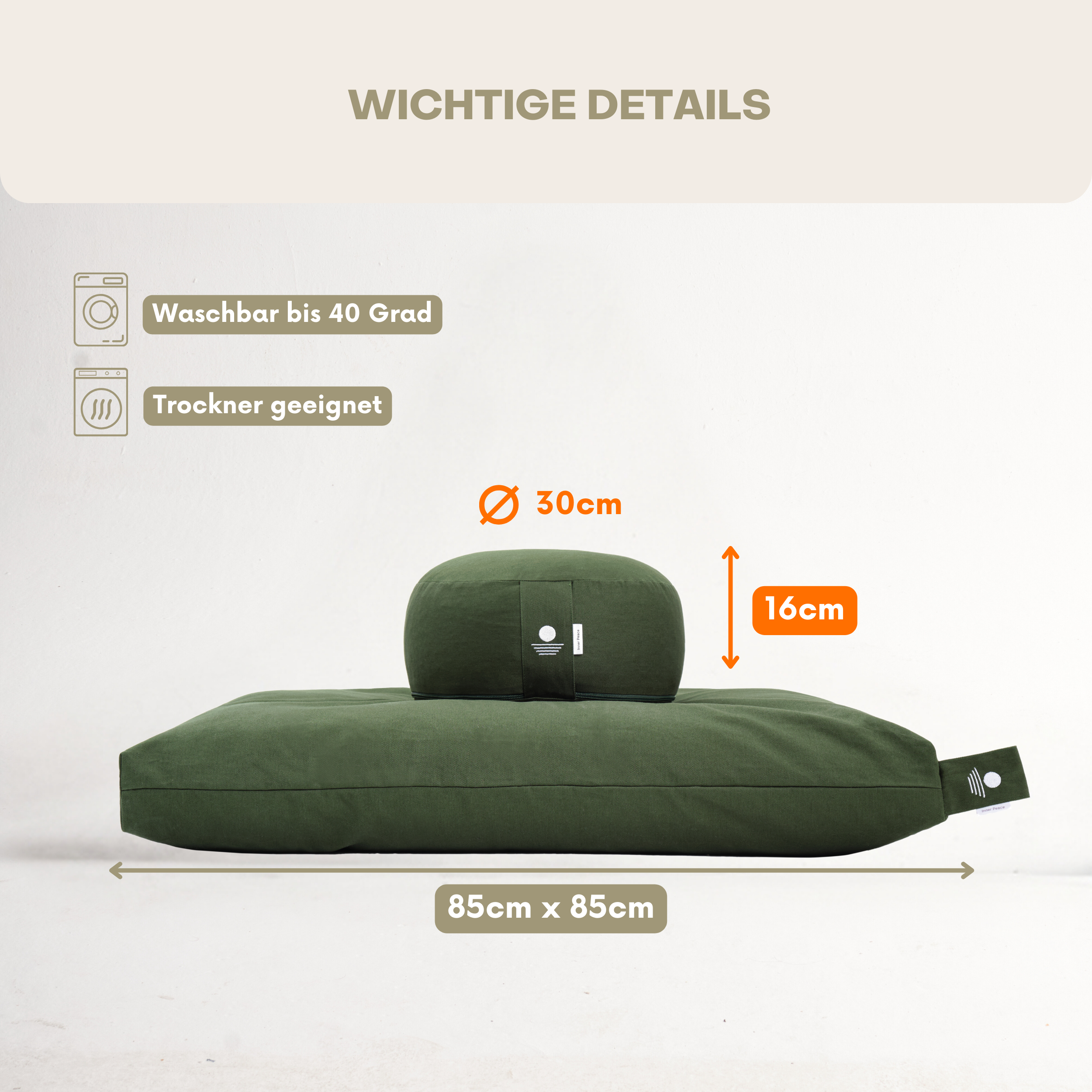 Meditation-Set Deluxe - Waldgrün