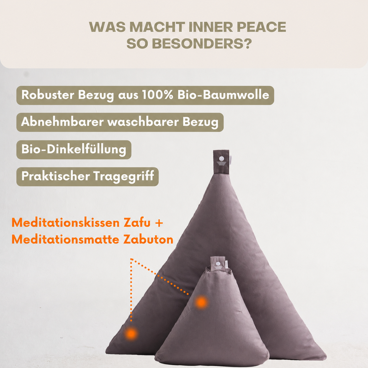 Meditation-Set Inner Peace - Anthrazit