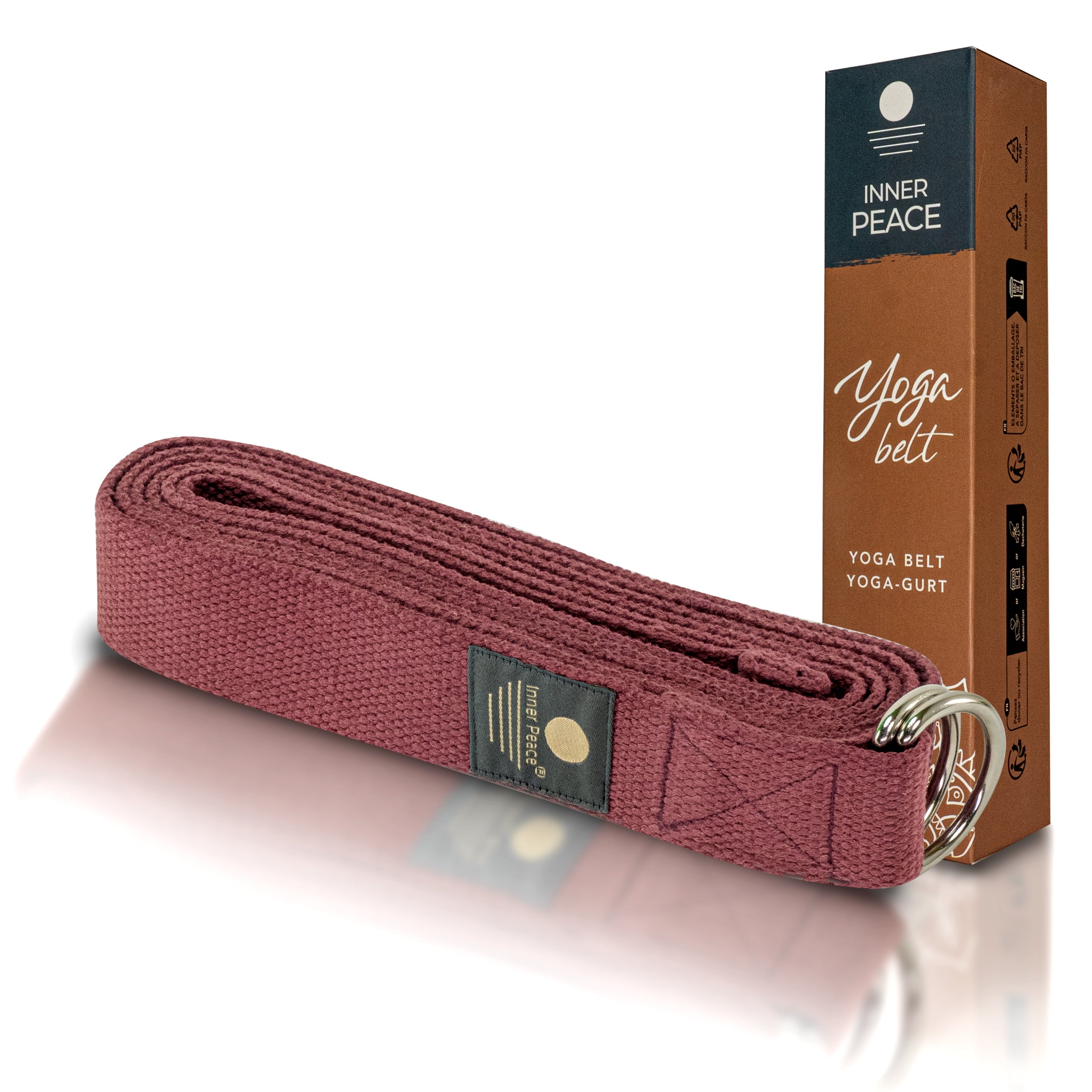 Yogagurt 100% Baumwolle - Waldbeere