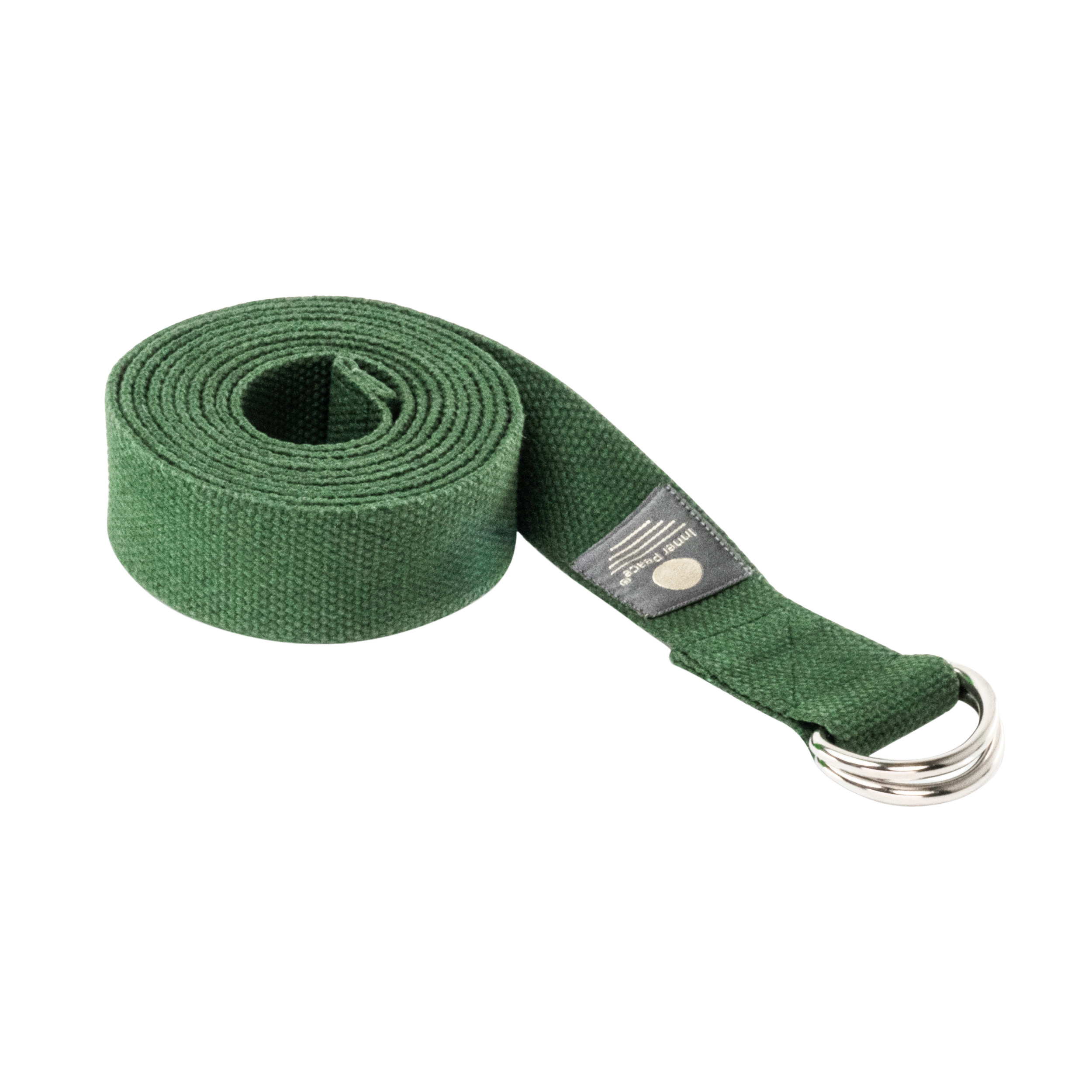 Yogagurt 100% Baumwolle - Waldgrün