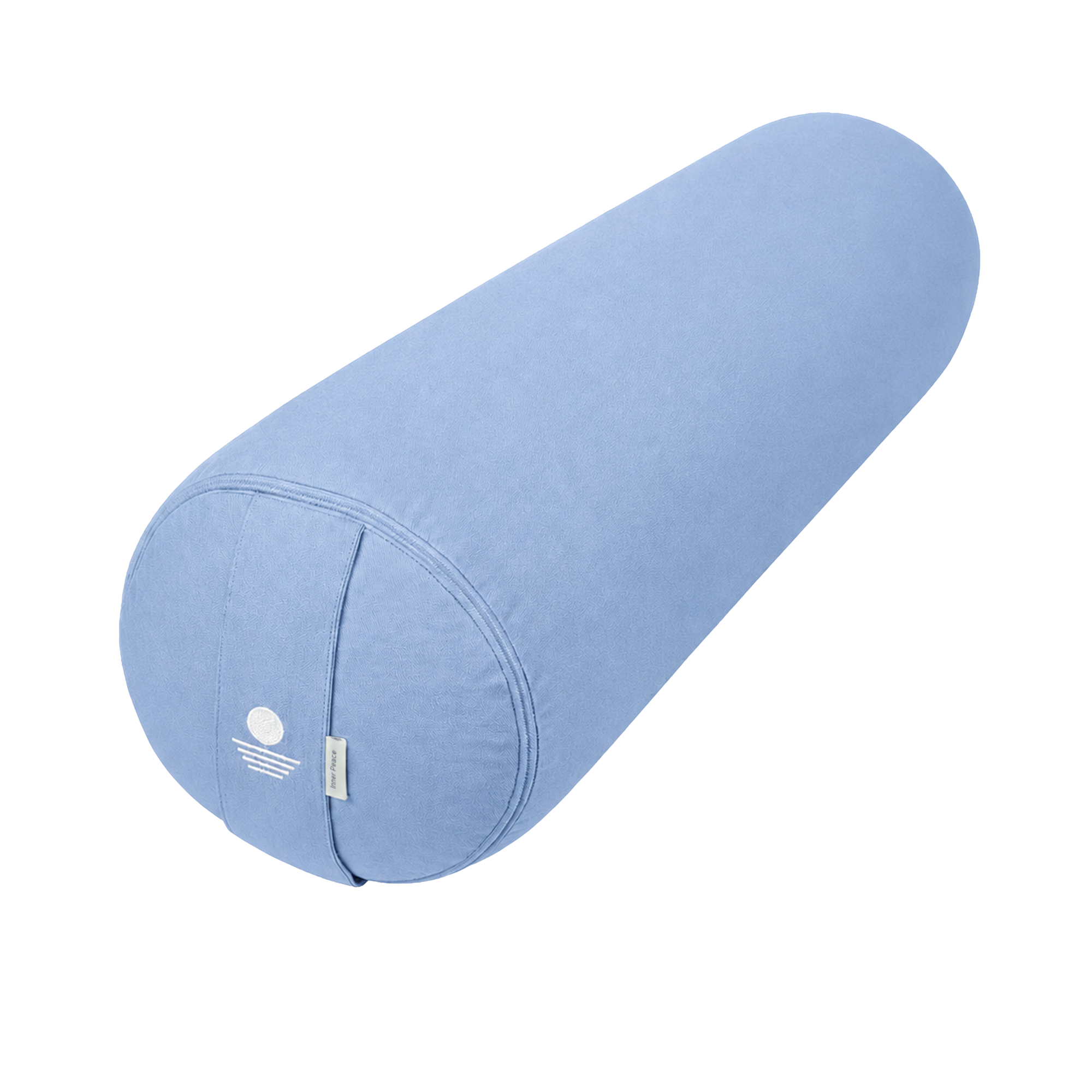 Yoga Bolster in Hellblau – ergonomische Yogarolle für Yin Yoga aus Bio-Baumwolle