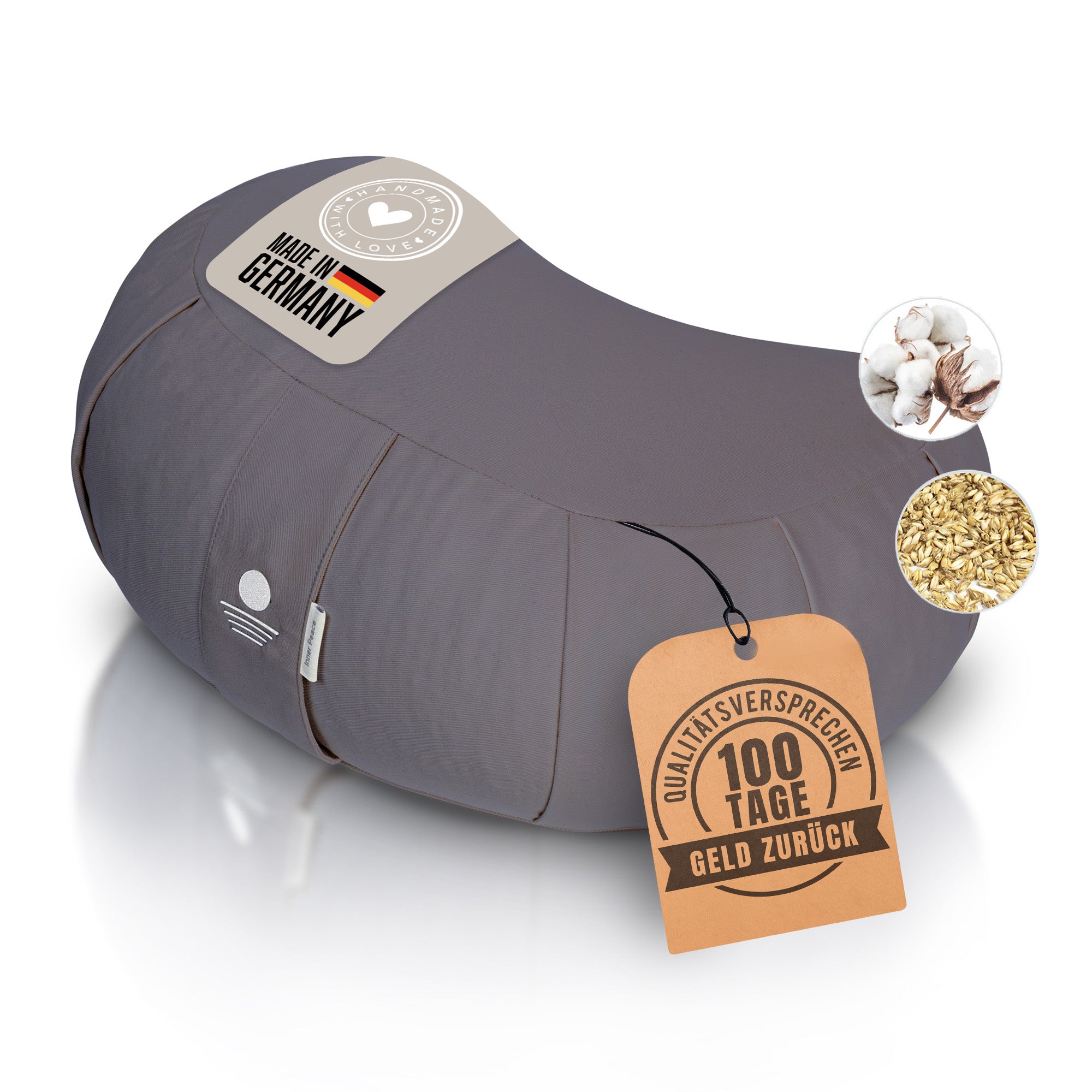 Zafu Meditationskissen - Anthrazit