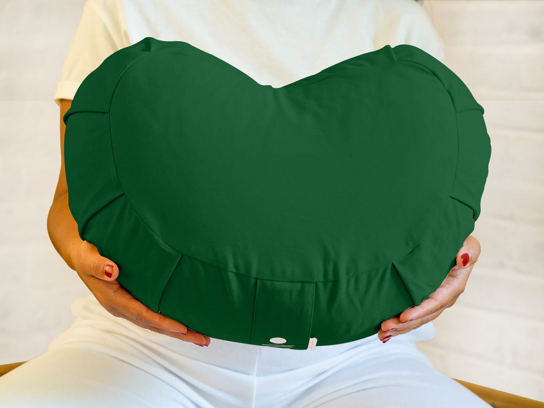 Zafu Meditationskissen - Waldgrün