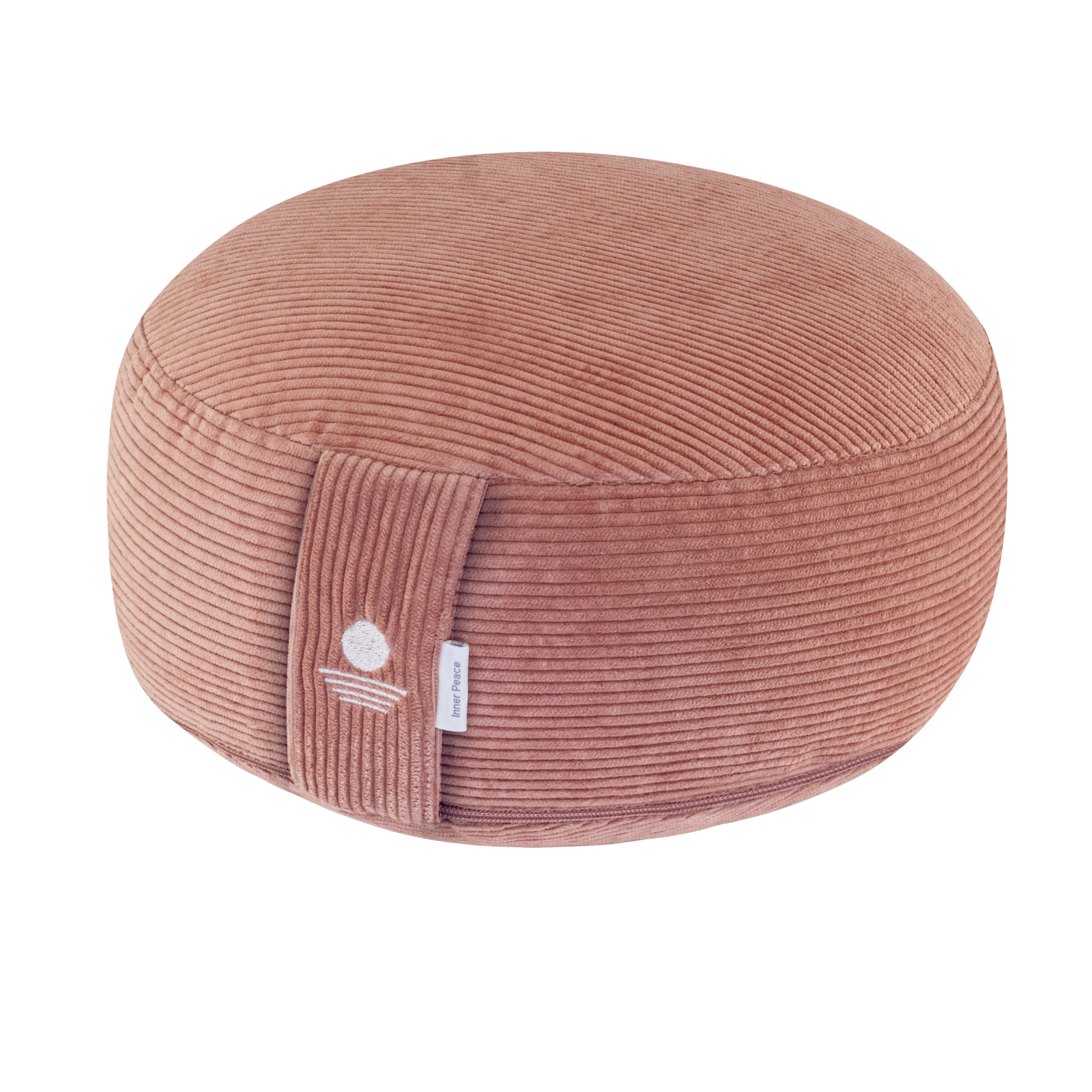 Cord Meditationskissen Rund 16cm - Calm Pink